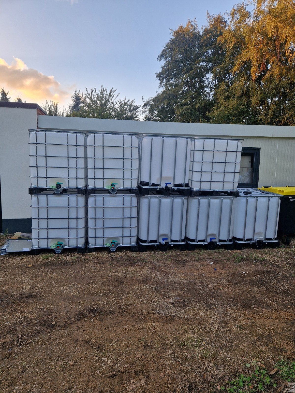 IBC containers 1000 liter, Enlèvement ou Envoi, Comme neuf, Synthétique, Avec robinet