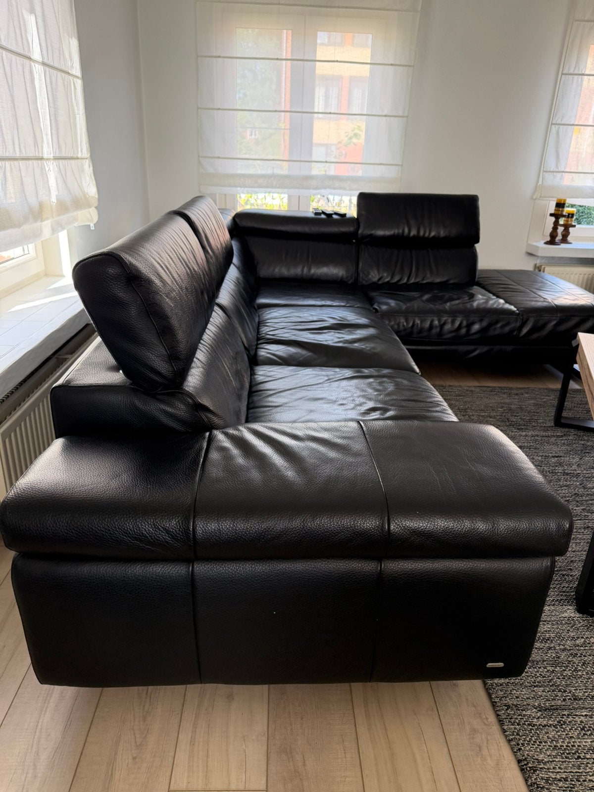 Natuzzi zetel voor snelle beslissers, 150 cm ou plus, L vorm   2.20x289, Enlèvement, Utilisé