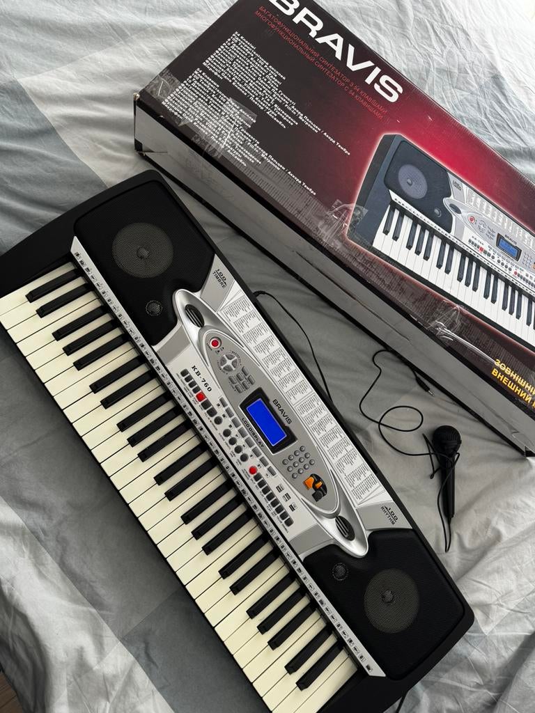 Keyboard met microfoon, Muziek en Instrumenten, Ophalen, Zo goed als nieuw, Overige merken