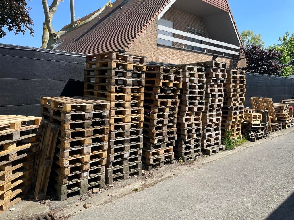 Europalletten, Ophalen, Gebruikt