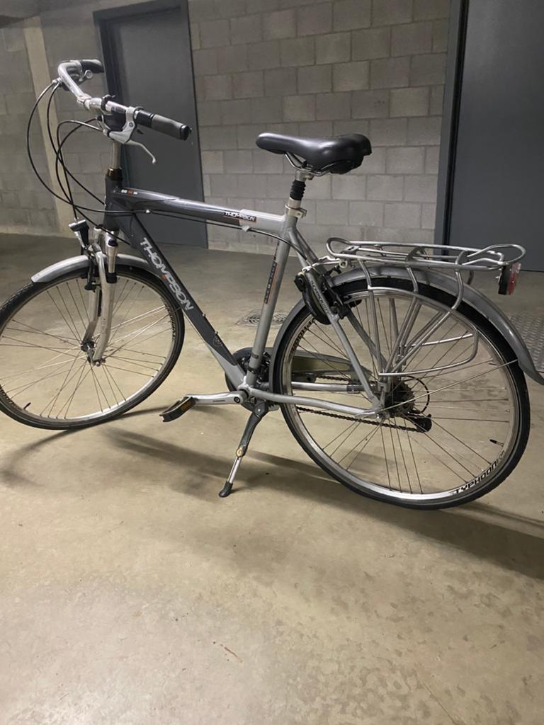 Thompson herenfiets, Enlèvement, Utilisé