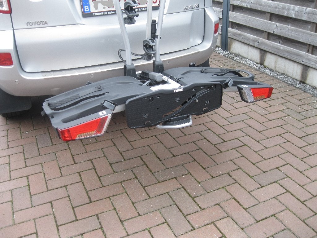 Thule Easyfold fietsendrager voor 2 e-bikes - prima staat!!!, Auto diversen, Fietsendragers, Ophalen, Zo goed als nieuw, Elektrische fiets