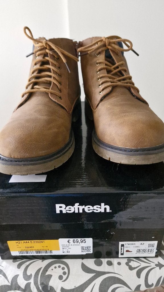 Heren boots Refresh, maat 42, Vêtements | Hommes, Bottes, Enlèvement ou Envoi, Brun, Refresh