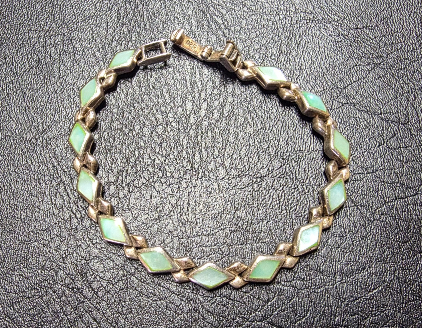 vintage 925 sterling zilver armband, Bijoux, Sacs & Beauté, Bracelets, Enlèvement, Argent, Argent