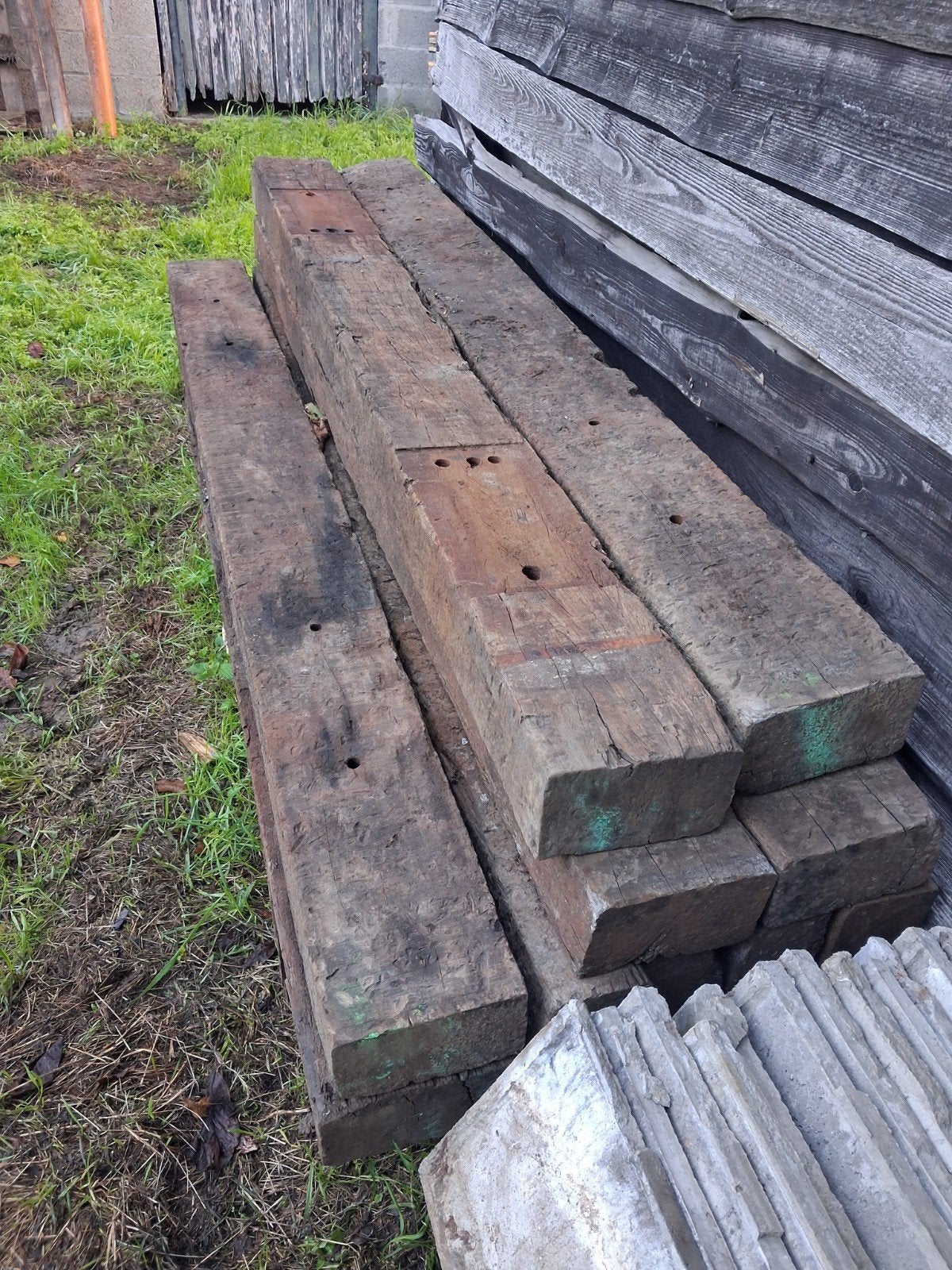 azobe treinbielzen te westerlo, Jardin & Terrasse, Enlèvement