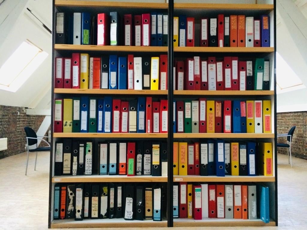 A4 Binders / mappen te geven @ OXFAM, Diversen, Papierwaren, Gebruikt, Ophalen