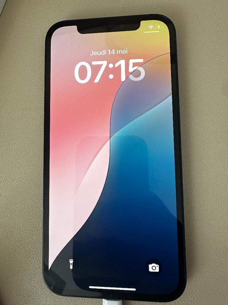Iphone 12 - 128 GB - Black, 128 GB, Enlèvement, Utilisé, IPhone 12