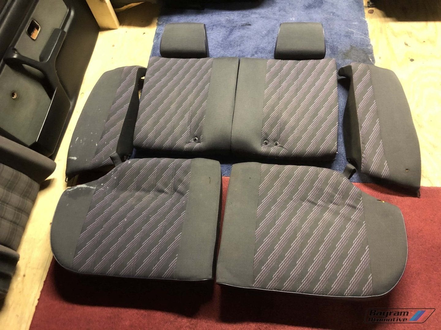Bmw E30 touring achterbank delen edition 3serie hoofdsteunen, Gebruikt, -, -, Ophalen of Verzenden