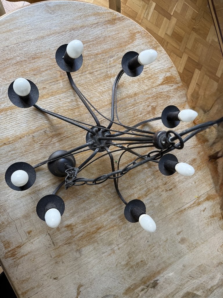 Luminaire à 8 branches, Enlèvement, Utilisé, Autres culots