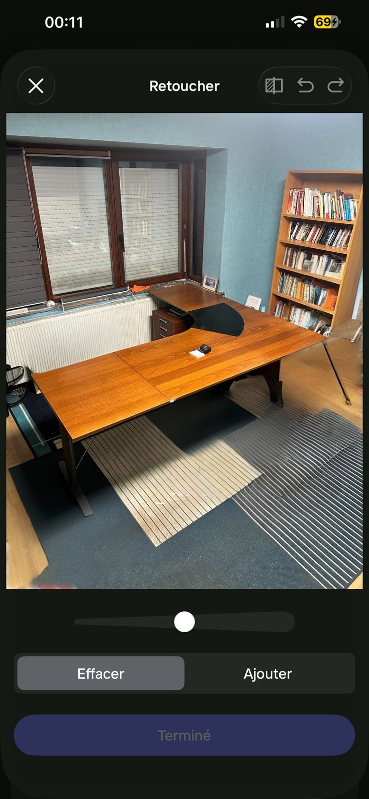 Hoekbureau uit de Ikea Galant-serie, Ophalen, Gebruikt, Bruin, IKEA