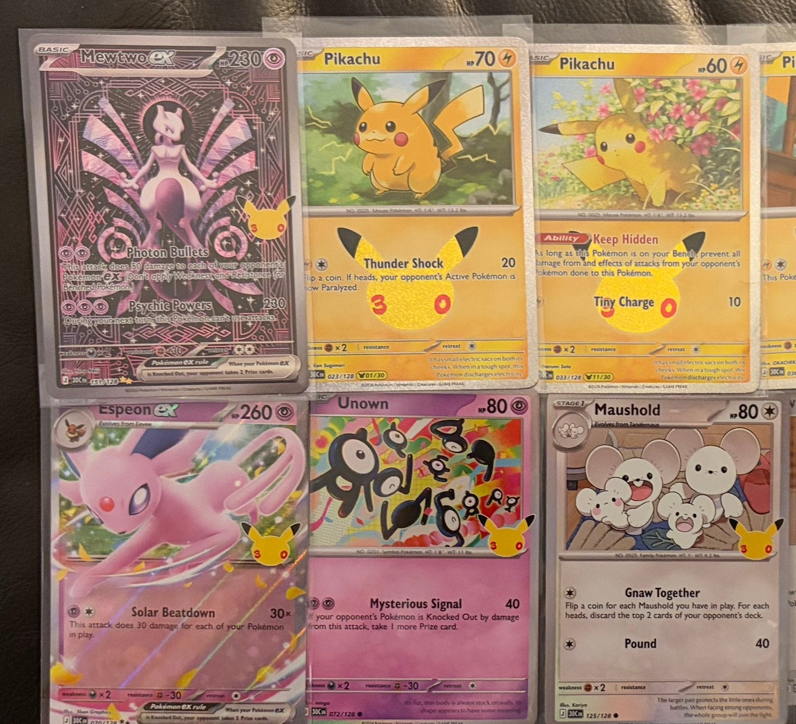 Pokemon 30th Mewtwo ex 151, Ophalen, Zo goed als nieuw, Losse kaart