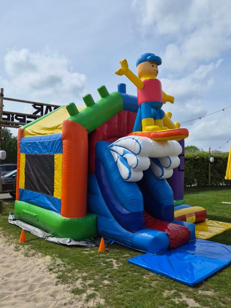 Lego surfer mega blocks multiplay springkasteel te huur, Ophalen of Verzenden