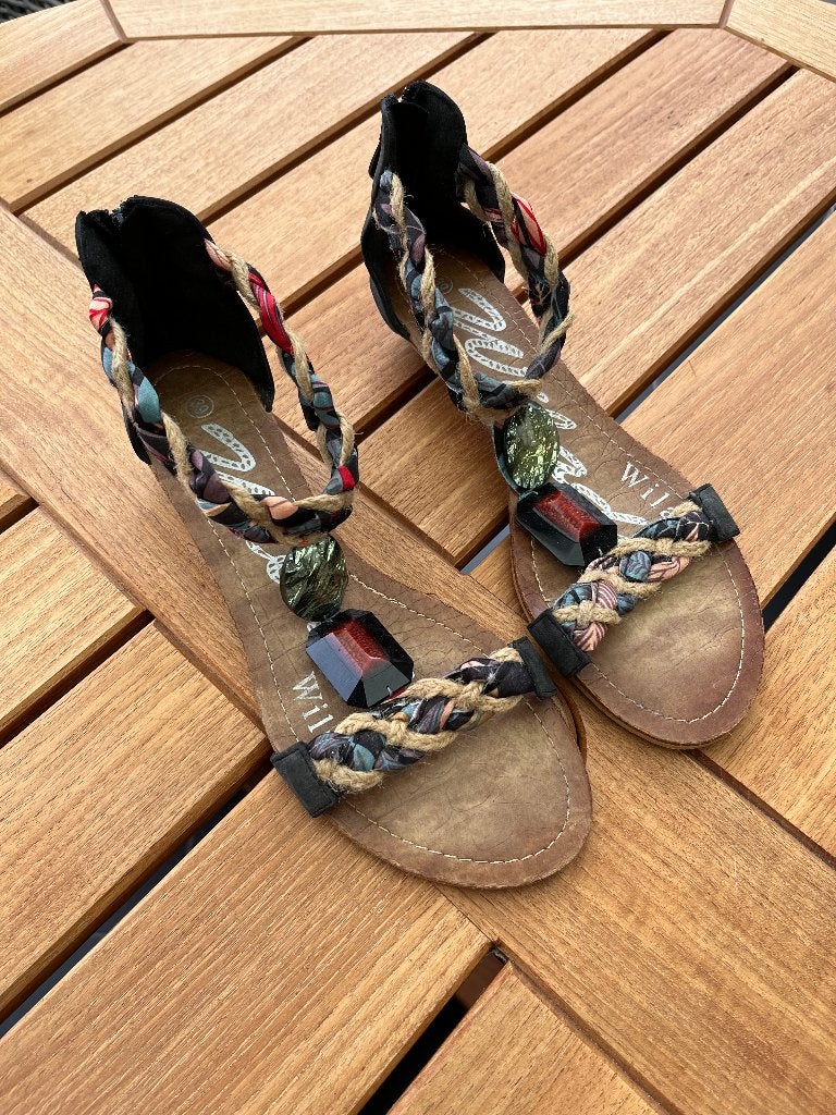 Sandalen, Ophalen of Verzenden, Zo goed als nieuw, Sandalen of Muiltjes