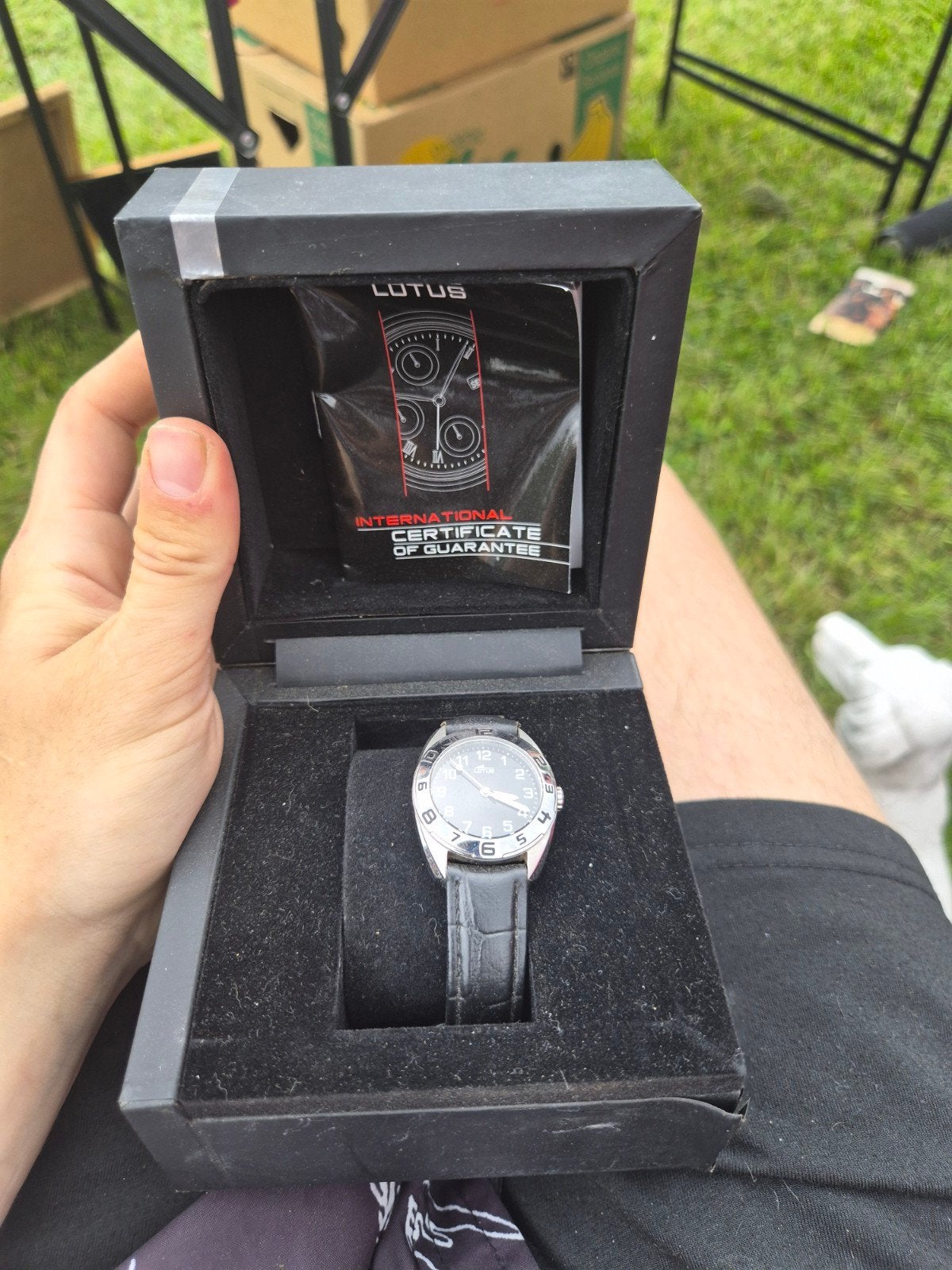 Lotus horloge, Bijoux, Sacs & Beauté, Montres | Hommes, Montre-bracelet, Autres marques, Cuir, Comme neuf