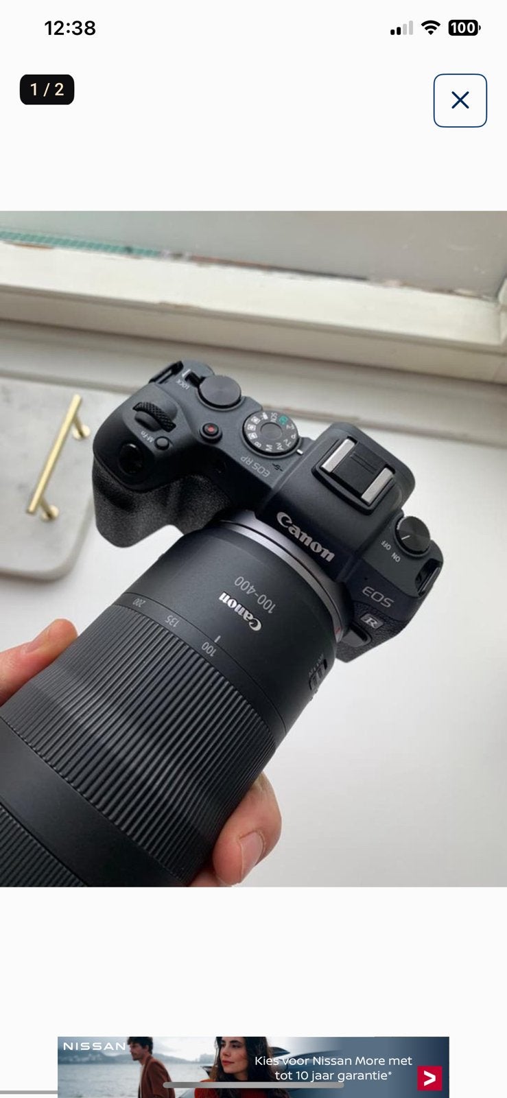 Canon RP + Rf 100-400, TV, Hi-fi & Vidéo, Matériel d'optique| Jumelles, Enlèvement, Comme neuf
