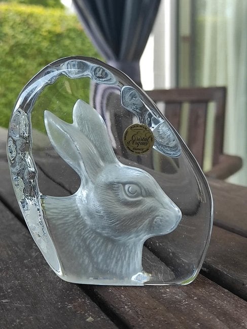 Crystal d'arques konijn standbeeld dier, Ophalen, Zo goed als nieuw, Dier