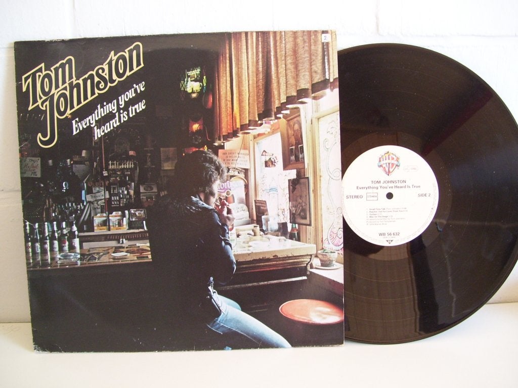 TOM JOHNSON  everything you've heard is true, Enlèvement ou Envoi, Comme neuf, Avec pochette intérieure, Rock classique