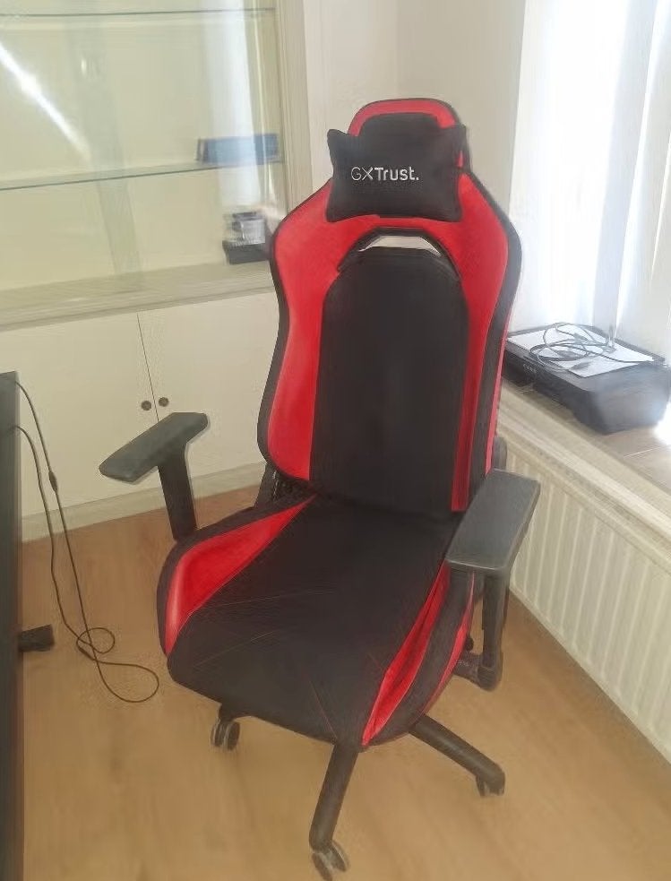 chaise gaming trust, Rouge, Comme neuf, Chaise de bureau de gaming, Enlèvement