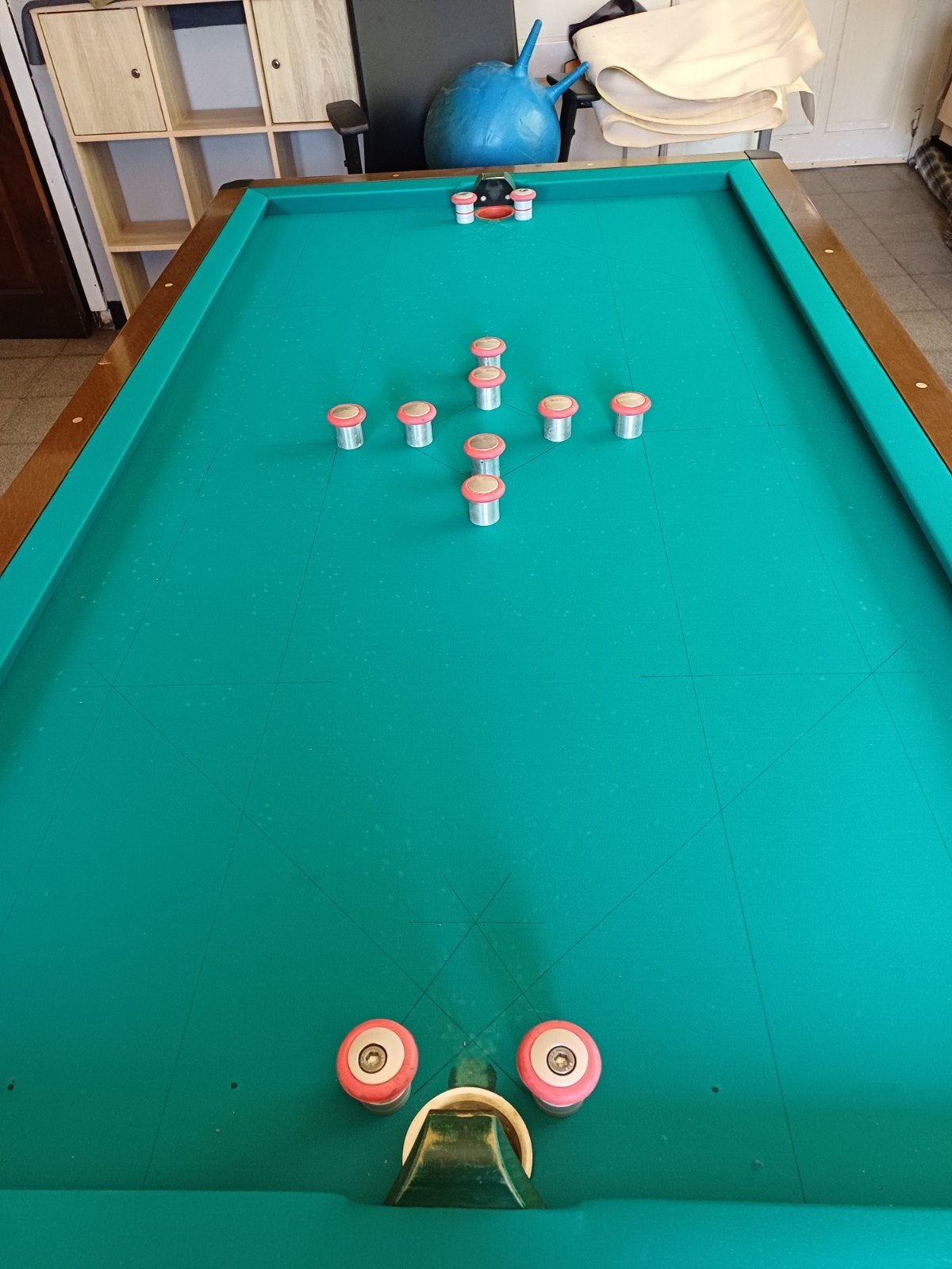 biljart tafel duque, Sport en Fitness, Ophalen, Zo goed als nieuw, Biljarttafel