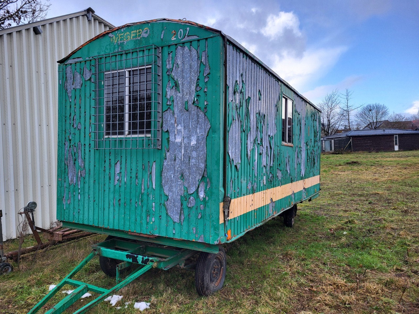 Werfkeet (speelhuis, tiny house,...), Ophalen