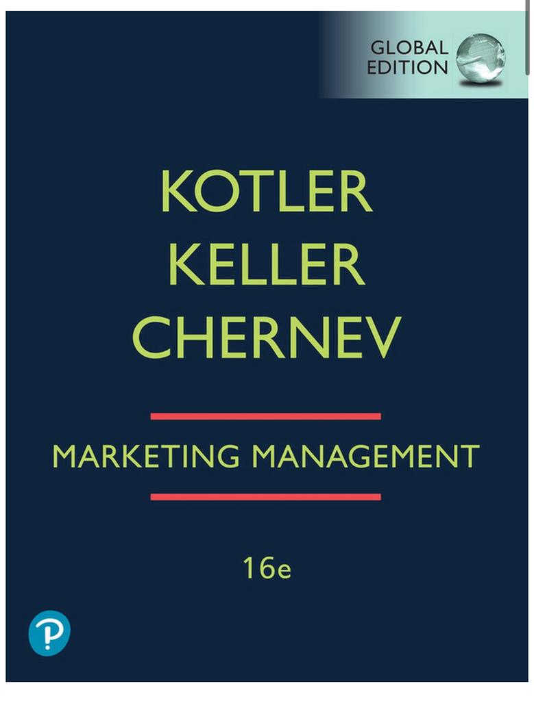 Marketing management 16th edition, Boeken, Studieboeken en Cursussen, Ophalen of Verzenden, Zo goed als nieuw, Hoger Onderwijs