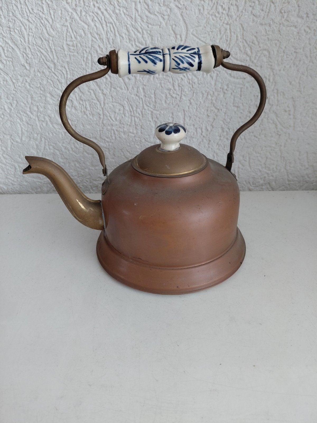 Oude koperen fluitketel, Ophalen of Verzenden