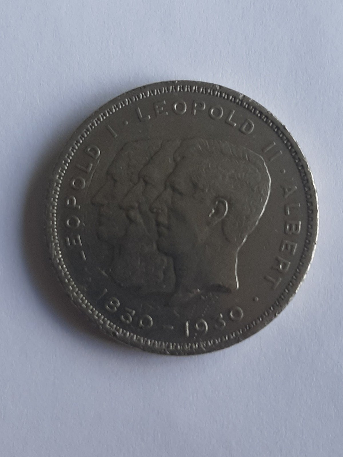Albert II - 10 francs/2 belga 1930 Pour poster une

voir les, Enlèvement ou Envoi