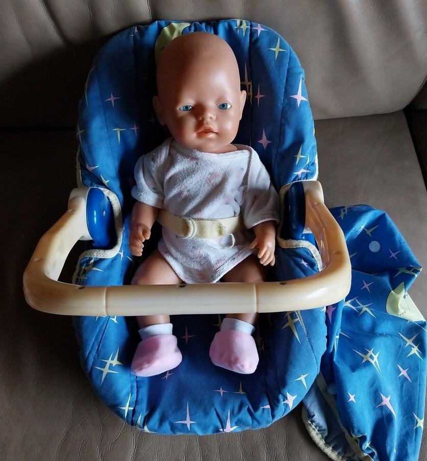 Baby Born - Zapf Creation, babypop 2 in maxi cosi, Kinderen en Baby's, Ophalen of Verzenden, Babypop
