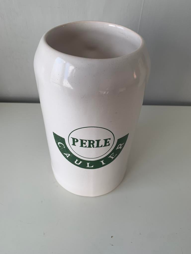 Keramische mok „PERLE CAULIER”, Ophalen of Verzenden, Zo goed als nieuw