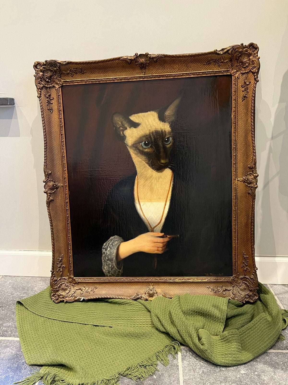 Thierry Poncelet Siamese kat, Enlèvement, Œuvre originale