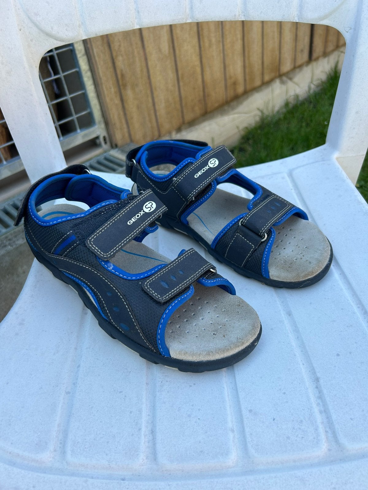 Sandales Geox bleues, Garçon, Enlèvement, Utilisé, Autres types