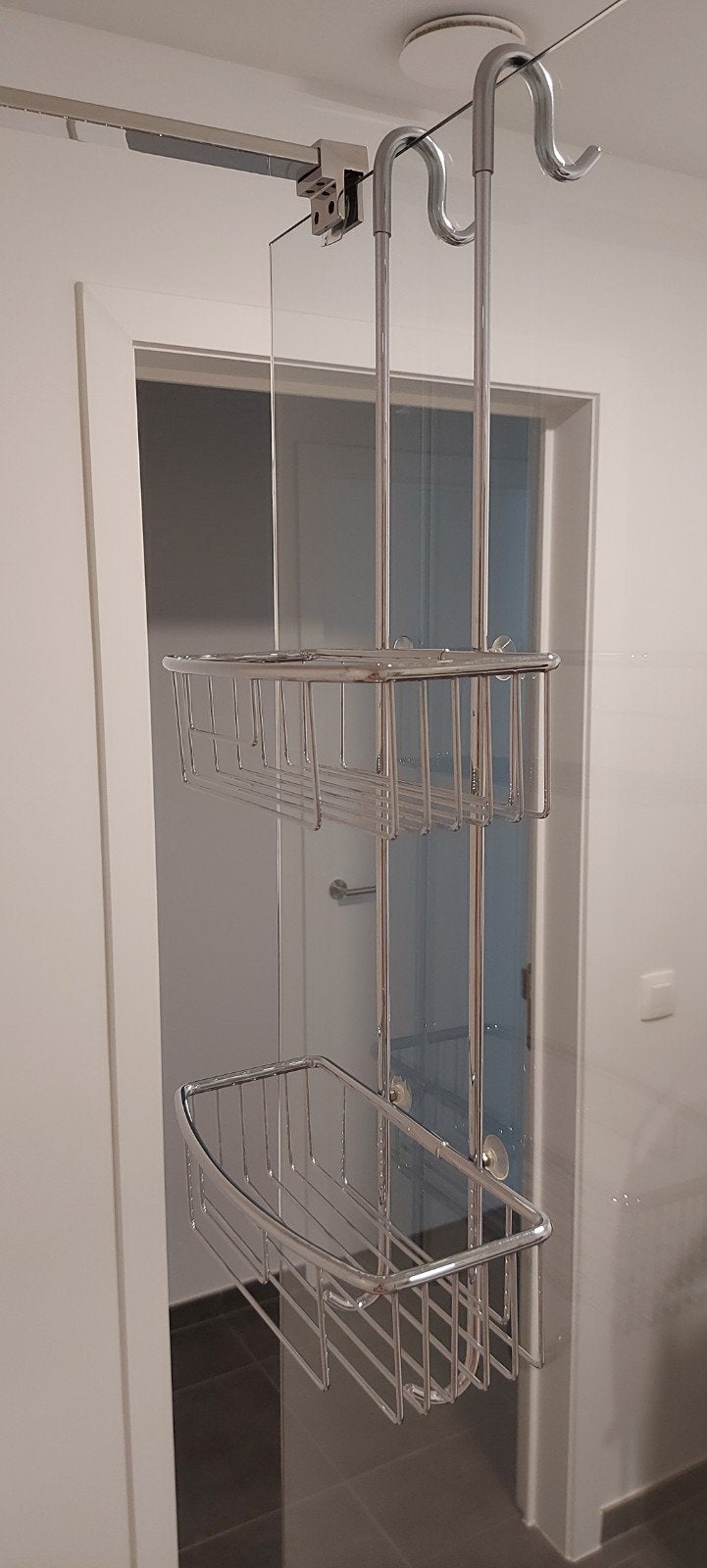 Doucherek zonder te boren, Ophalen