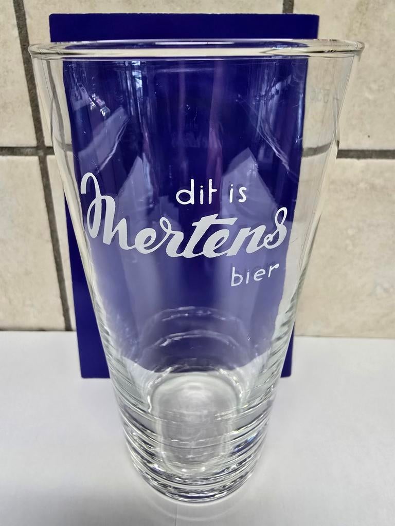 Oud bierglas, dit is Mertens bier...bry Mertens Kruibeke! 33, Enlèvement ou Envoi