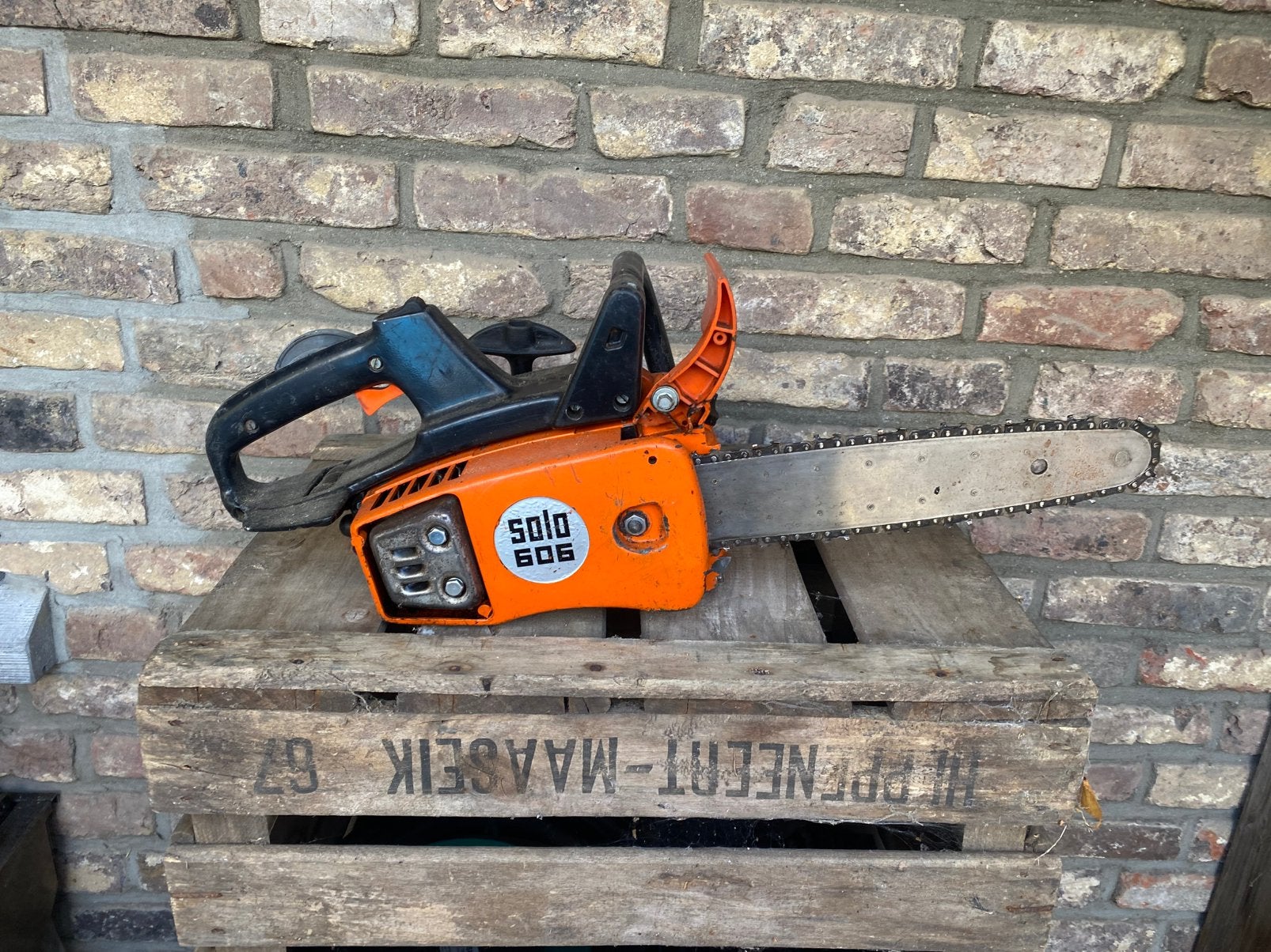 KETTINGZAAG SOLO 606, Doe-het-zelf en Bouw, Ophalen, Gebruikt, Kettingzaag