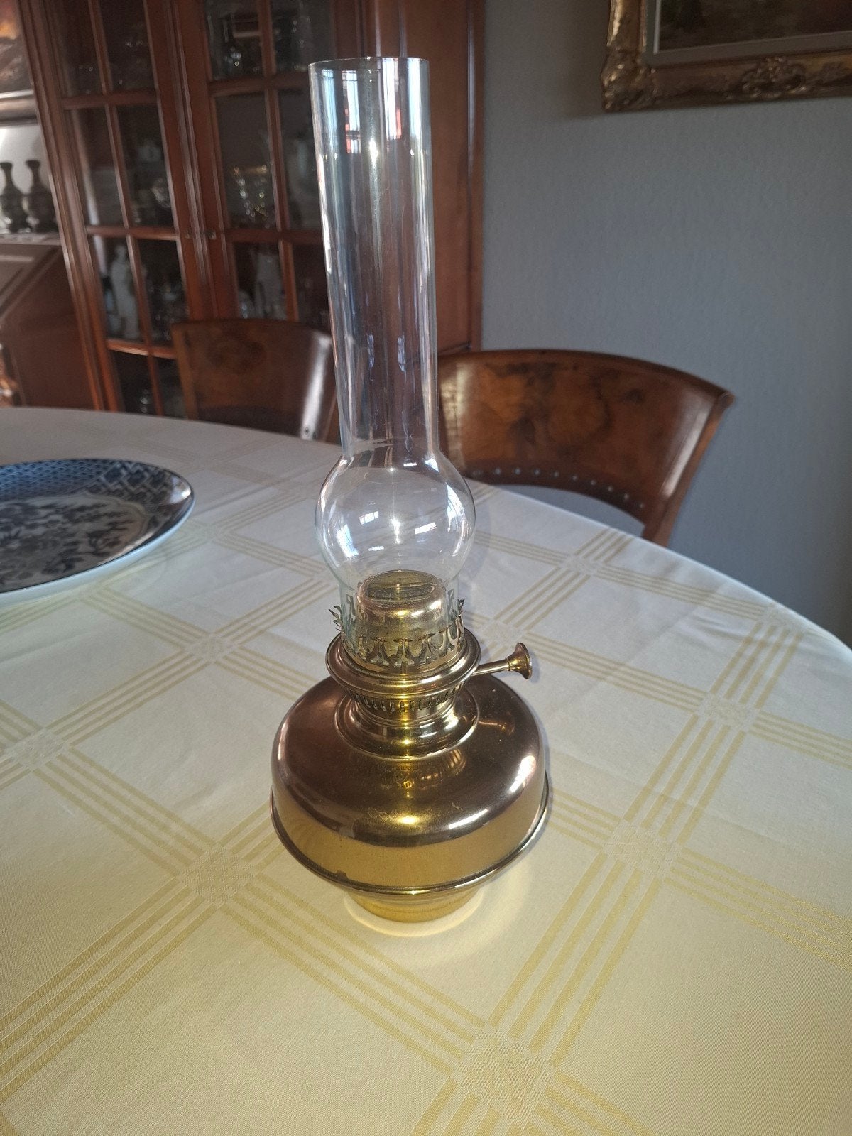 lampe Belge olielamp, Ophalen