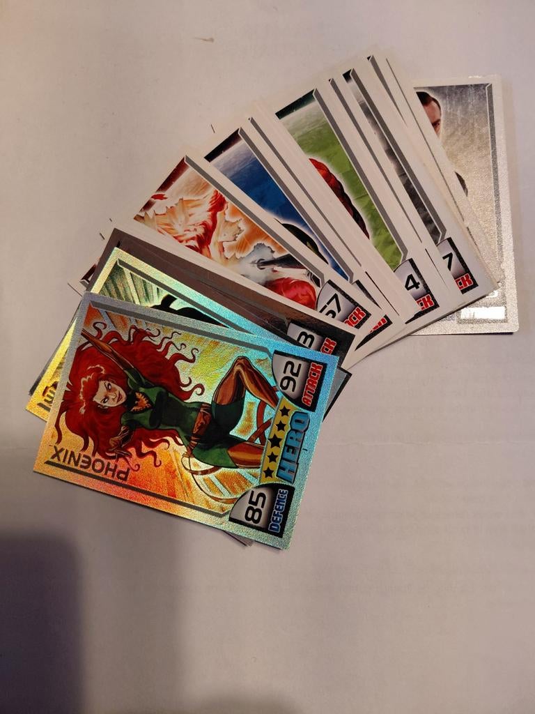 Hero Attax  marvel, Collections, Enlèvement ou Envoi, Utilisé, Carte(s) à jouer
