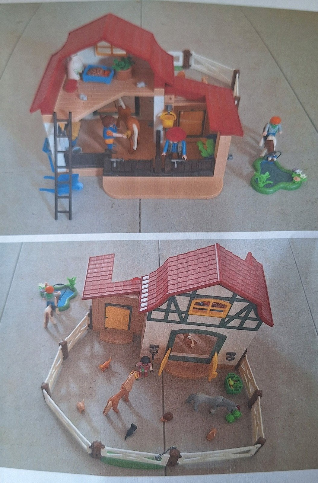 Playmobil boerderij, Gebouw, Complete set, Ophalen of Verzenden, Zo goed als nieuw