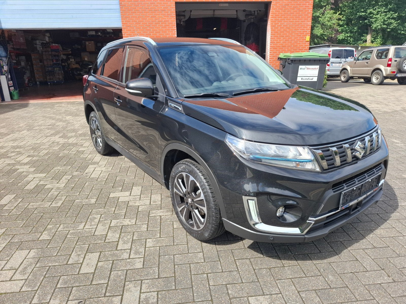 Suzuki vitara 1.4 hybrid aut GLX, Auto's, Suzuki, Zwart, 4 cilinders, Hybride Elektrisch/Benzine, Onderhoudsboekje