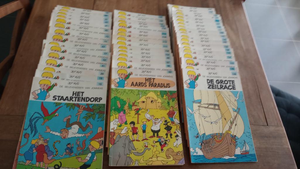 Collectie spotgoedkope Jommeke, 52 voor 60 of 1,50 euro/stuk, Meerdere stripboeken, Ophalen of Verzenden, Gelezen, Jef Nys.