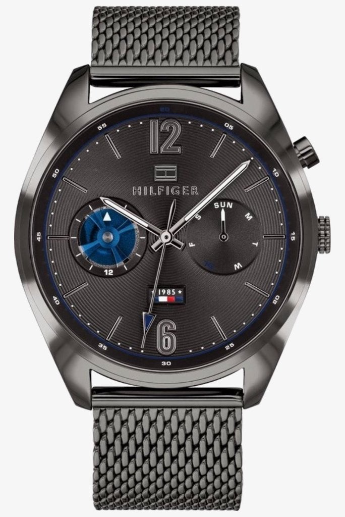 Tommy Hilfiger herenhorloge, Montre-bracelet, Autres marques, Enlèvement ou Envoi, Acier
