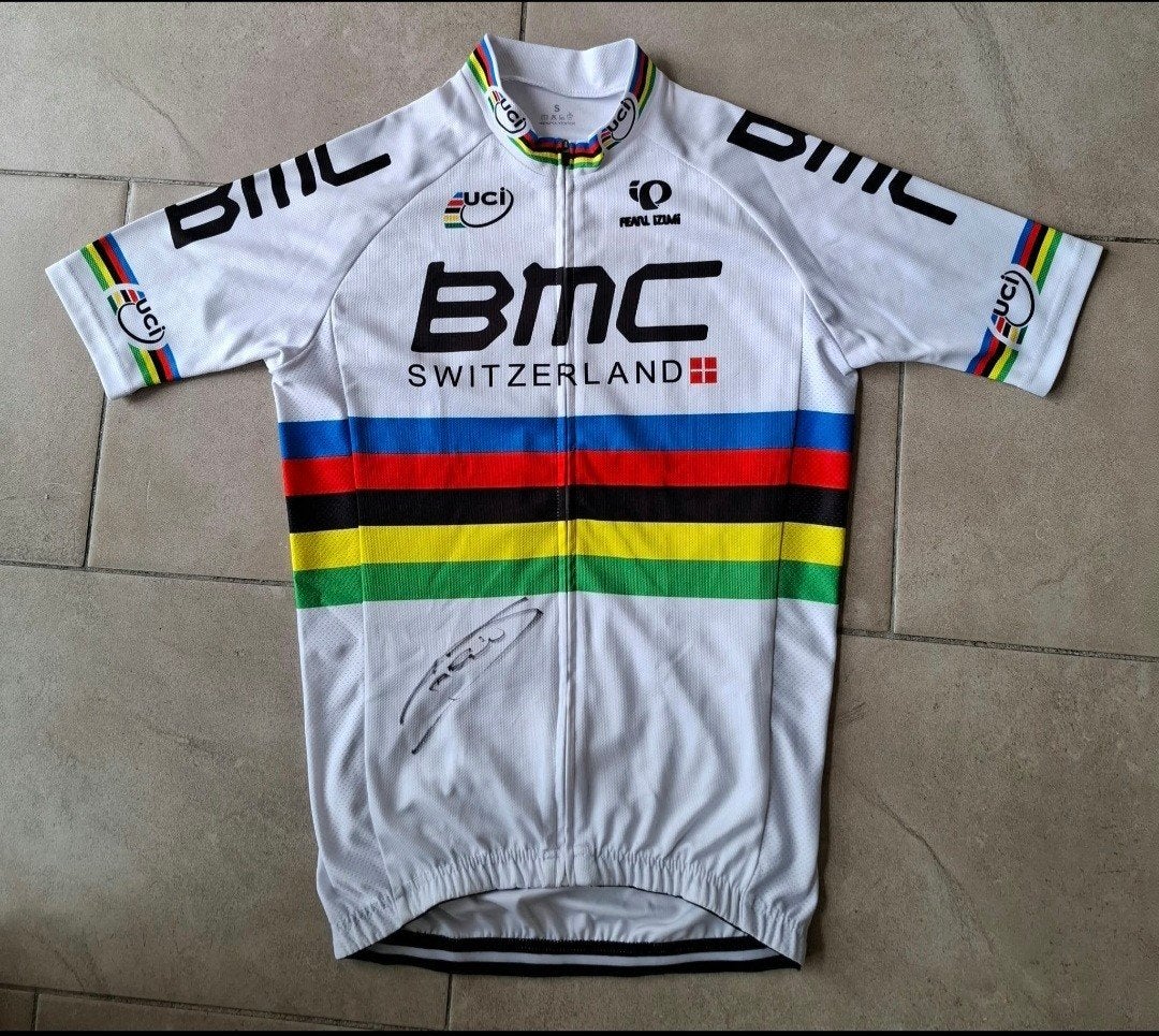 Wereldkampioenen truitje van Philippe Gilbert 2012, Fietsen en Brommers, S, Heren, Ophalen of Verzenden, Zo goed als nieuw