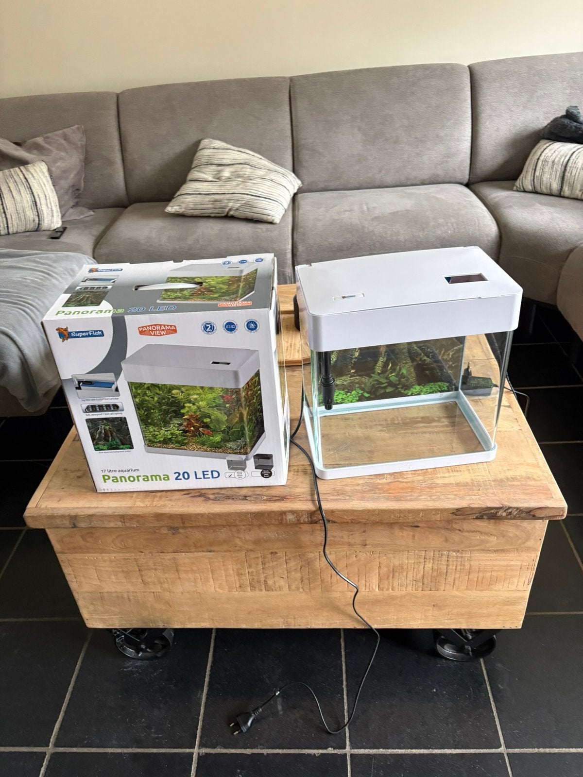 Nieuw aquarium, Bocal à poissons, Comme neuf, Enlèvement, Superfish