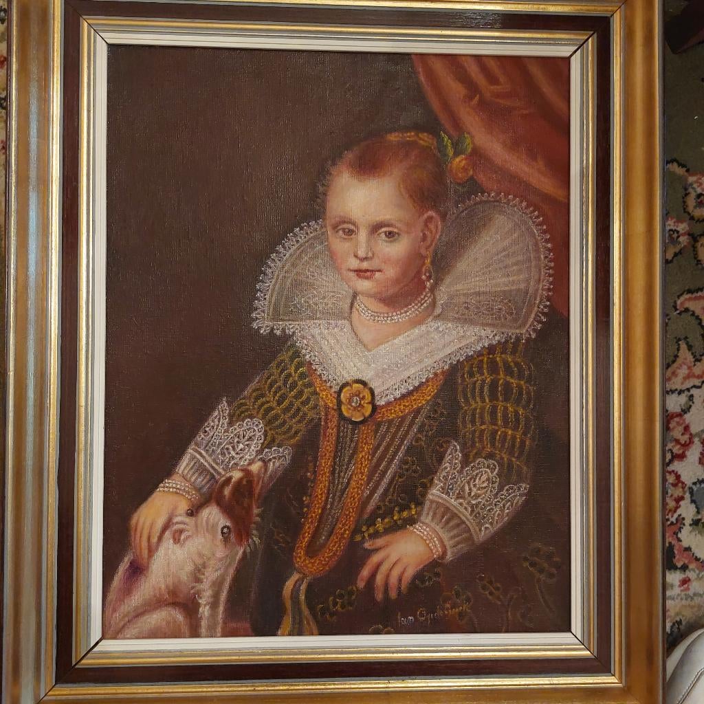 Portret van een meisje, Jan Op De Beeck–naar Paulus Moreelse, Ophalen