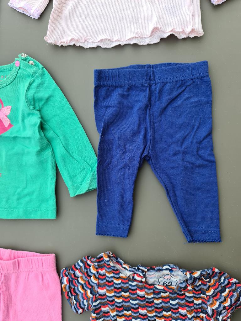 roze of blauwe legging, broek 62, Kinderen en Baby's, Babykleding | Maat 62, Ophalen, Zo goed als nieuw