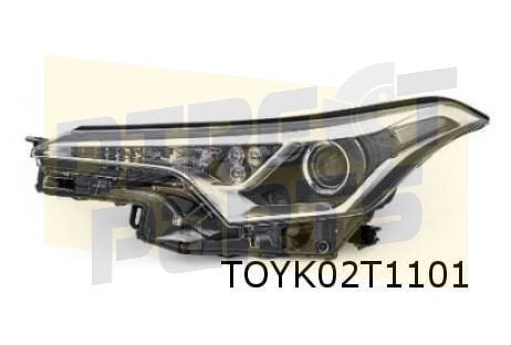 Toyota C-HR Koplamp Links (halogeen HIR2) Origineel! 81170F4, Neuf, -, -, Toyota