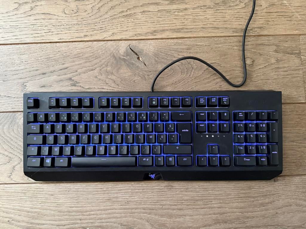 Razer BlackWidow Gaming Keyboard, Ophalen of Verzenden, Azerty, Zo goed als nieuw, Gaming toetsenbord