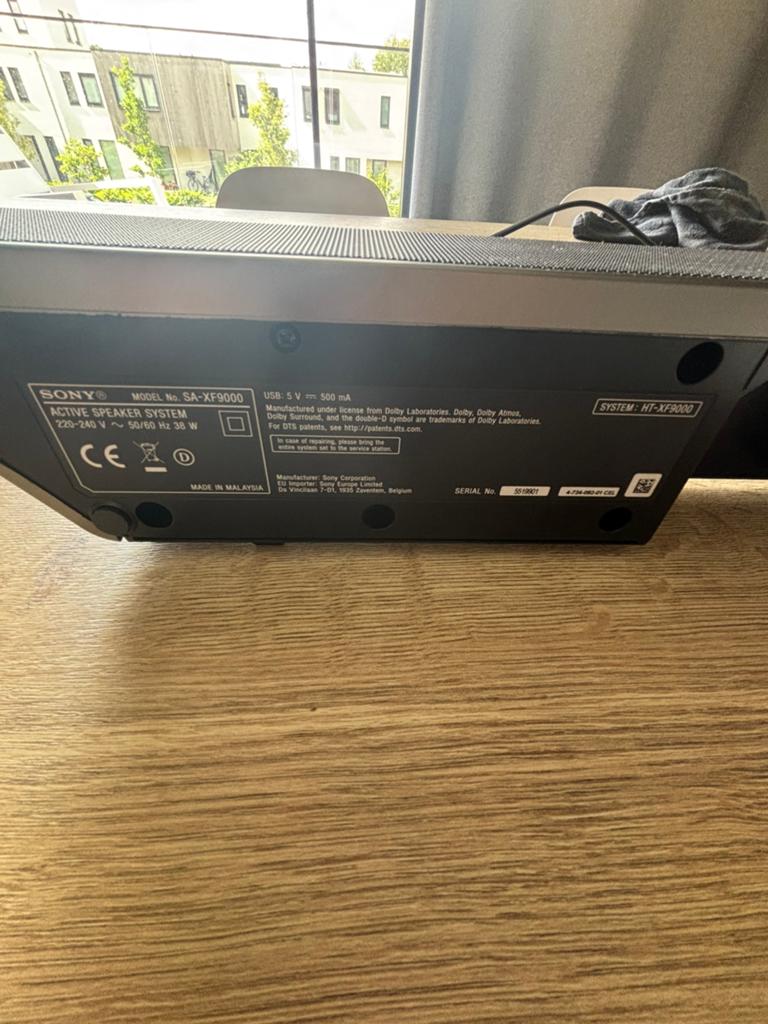 Ps4, sony subwoofer SA-WXF9000 en sony soundbar HT-XF9000, Ophalen, Gebruikt