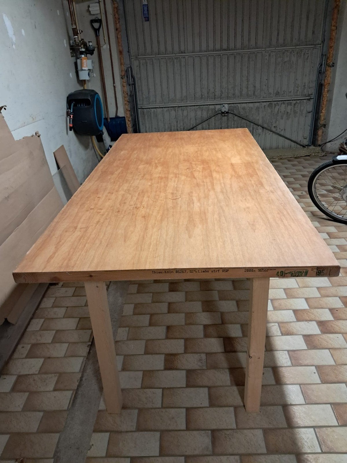 Tafel 2m x 1m, kan nog gebruikt worden als hobbytafel, Ophalen, Gebruikt, Rechthoekig, Hout