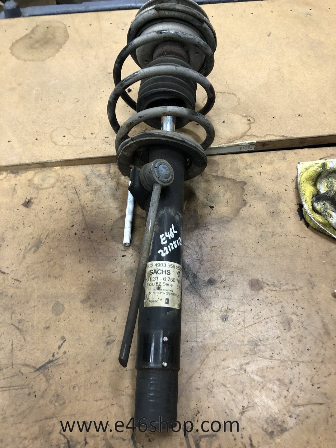 VEERPOOT SCHOKBREKER LINKS BMW E46 OE 6750789, Gebruikt, -, -, Ophalen of Verzenden