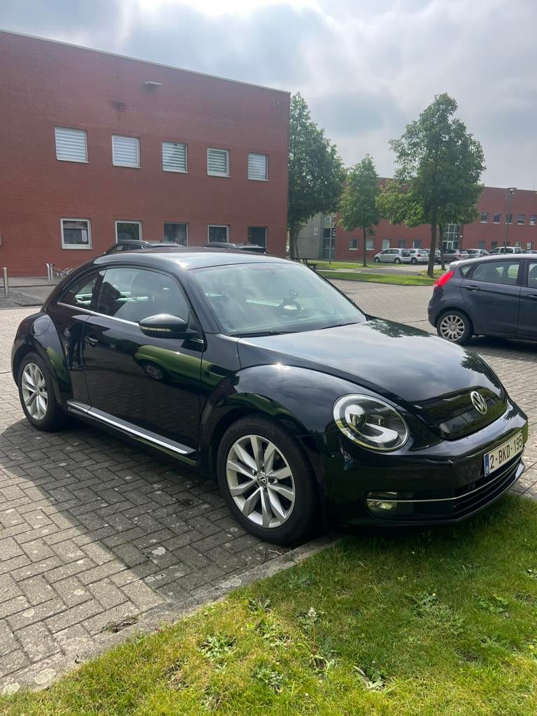 Volkswagen Beetle 1.6D, Auto's, Voorwielaandrijving, 4 cilinders, Zwart, Leder